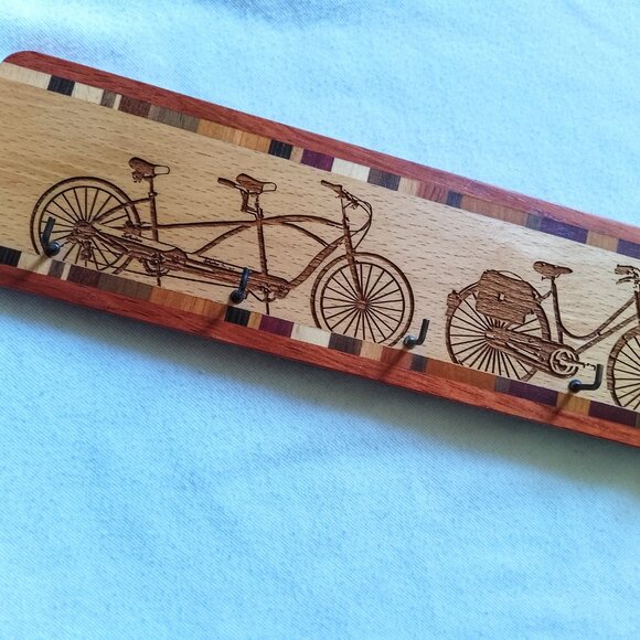 Self Adhesive No Drill Bicycles Wall Keyholder - Picture 2 of 6